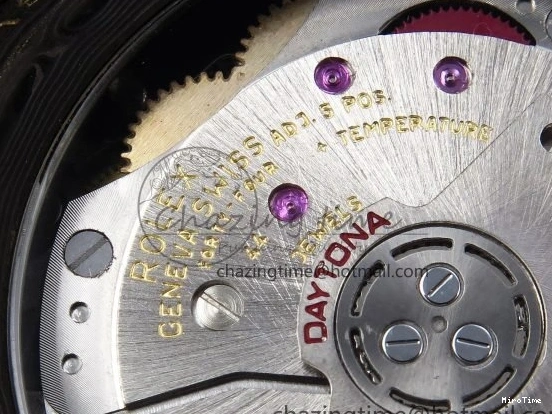 MiroTime 0513 Refined Daytona DIW Carbon Case DIWF Edition Black White Dial Orange Diamonds Bezel on White Nylon Strap A 1668